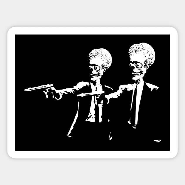 Mars Attacks Pulp Fiction Sticker by Nova5